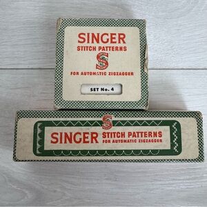 Vintage Singer Stitch Pattern for Automatic Zigzagger Sewing Machine Parts